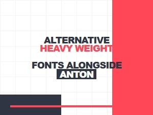 Complementary Fonts for Anton in Logo Design